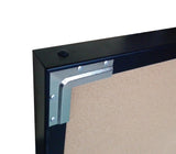 48x36 Message Box Cork Board Bulletin Board Lock Sliding Glass Door Bulletin