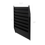 File Holder Workorder Organizer Magazine Rack Display Letter Slot Wall Mount
