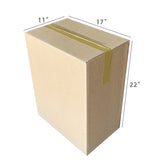 20PK 11X17X22" Shipping Boxes Singlewall B Flute Cardboard Box for Packaging 11X17X22 -20PK