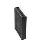 Wooden Ballot Box for Tabletop or Wall, Locking Hinged Door   Black 120037