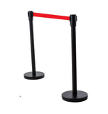 Crowd Control Stanchion Queue Barrier Post Gold Crown Top Take Ropes 12004 5