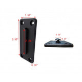 Wall Mount Retractable Stanchion Belt Receiver Queue Ribbon End Clip Hardware