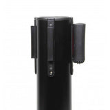 Crowd Control Stanchion Queue Barrier Post Red Strap 10' Retract Nesting Base