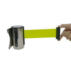 Wall Mount Queue Barrier Retractable Ribbon Best Queue Line Stanchion Extension