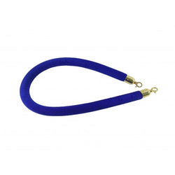 Crowd Control Stanchion Queue Barrier Post 59 Blue Velvet Rope