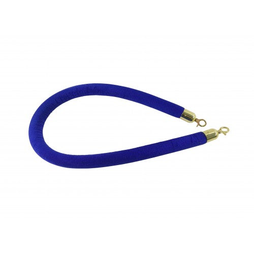 Crowd Control Stanchion Queue Barrier Post 59 Blue Velvet Rope