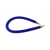 Crowd Control Stanchion Queue Barrier Post 59 Blue Velvet Rope 12004 9 BLUE GOLD