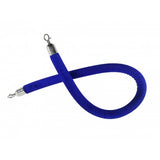 Crowd Control Stanchion Queue Barrier Post 59 Blue Velvet Rope