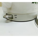 Teapot, Ceramic, w/electronic heat plate 12025
