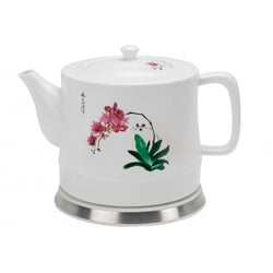 Teapot, Ceramic w/electronic Steeping/Warm Station 12030