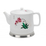 Teapot, Ceramic w/electronic Steeping/Warm Station 12030