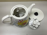 Teapot, Ceramic, Teamaker, Large Yellow Flower 12039