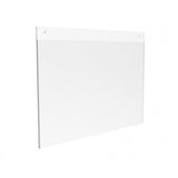 Wall Mount Sign Holder Clear Acrylic Picture Frame Transparent Poster Frame