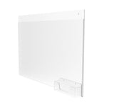 Wall Mount Sign Holder Clear Acrylic Picture Frame Transparent Poster Frame