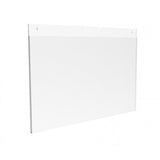 Wall Mount Sign Holder Clear Acrylic Picture Frame Transparent Poster Frame