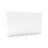 Wall Mount Sign Holder Clear Acrylic Picture Frame Transparent Poster Frame 12061 17X11