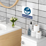 5.5X5.5" Clear Acrylic Frame Picture Literature Sign Holder Adhesive Wallmount 12061-5.5x5.5