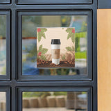 5.5X5.5" Clear Acrylic Frame Picture Literature Sign Holder Adhesive Wallmount 12061-5.5x5.5