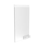 Wall Mount Sign Holder Clear Acrylic Picture Frame Transparent Poster Frame