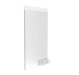 Wall Mount Sign Holder Clear Acrylic Picture Frame Transparent Poster Frame