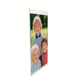 Wall Mount Sign Holder Clear Acrylic Picture Frame Transparent Poster Frame 12061 8.5X14