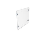 8.5x11 Acrylic Sign Holder with Suction Cups 12063
