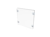 8.5x11 Acrylic Sign Holder with Suction Cups 12063