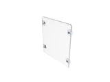 8.5x11 Acrylic Sign Holder with Suction Cups 12063