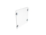 8.5x11 Acrylic Sign Holder with Suction Cups 12063