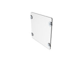 8.5x11 Acrylic Sign Holder with Suction Cups 12063