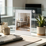 Clear Window Sign Holder with Suction Cups 8.5X11 Made from Durable PET Material 12064