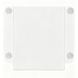 Clear Window Sign Holder with Suction Cups 8.5X11 Made from Durable PET Material 12064