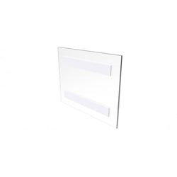 11 x 8.5h Wall Mount Clear Window Signs Plexiglass Acrylic Landscape Frame