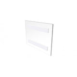 11 x 8.5h Wall Mount Clear Window Signs Plexiglass Acrylic Landscape Frame