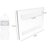 11 x 8.5h Wall Mount Clear Window Signs Plexiglass Acrylic Landscape Frame 12067