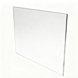 11 x 8.5h Wall Mount Clear Window Signs Plexiglass Acrylic Landscape Frame 12067