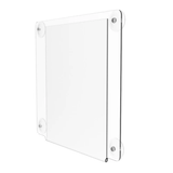Clear Window Sign Holder with Suction Cups 8.5X11 Made from Durable PET Material 12064