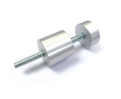 4PK Aluminum Standoff Metal Standoffs 1/4x20 Hardware for Glass
