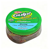 Berkley Gulp! Alive! Shrimp Fishing Bait, 3 Inch, New Penny/Chartreuse, Rechargeable Scented Soft Plastic Shrimp, Saltwater Fishing Lure, Pint Bucket 12117-1240016
