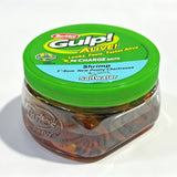 Berkley Gulp! Alive! Shrimp Fishing Bait, 3 Inch, New Penny/Chartreuse, Rechargeable Scented Soft Plastic Shrimp, Saltwater Fishing Lure, Pint Bucket 12117-1240016