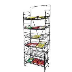 Wire Display Chips Snacks Packaged Foods Boxes Jars Cans Beverage Beer T-Shirts