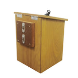 7.6X7.3X9.4" Wall Mounted Wooden Box For Suggestions, Charity, and Fundraising 12151
