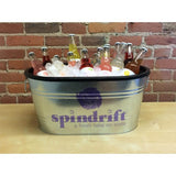 Beverage Ice Tub Galvanized Metal Party Ice Bucket Champane Soda Beer Ice Tub