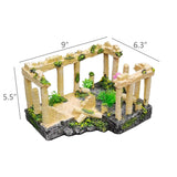 Aquarium Decoration, Simulation Resin Roman Column Ruins, Fish Tank Landscape 12184-NEW COLOR