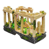 Aquarium Decoration, Simulation Resin Roman Column Ruins, Fish Tank Landscape 12184-NEW COLOR