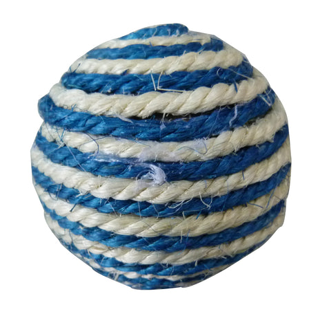 2 Tone Sisal Ball Cat Toy 12190