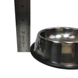 7 oz 200 ml Dog/Cat Bowl Stainless Steel Dog Pet Food or Water Bowl Dish 12194