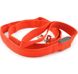 FixtureDisplays® Dogs LED Light Leashes Safe Cats Leashes-Red 12212