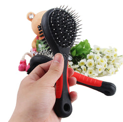 LG 2 in 1 Double Side Shedding Brush Comb Rake Pet Fur Grooming Dog Cat 12222