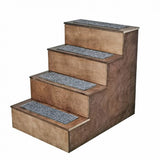 Deluxe Wood Pet Stairs Pet/Dog/Cat 4 Steps Bed Sofa Step Ladder 22 Or 25 Tall